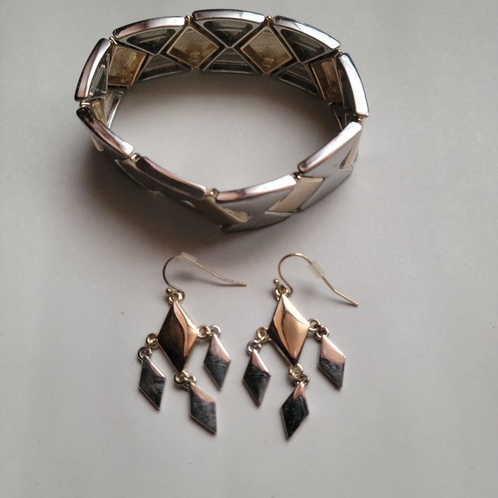 Gold & Silver jewelry set